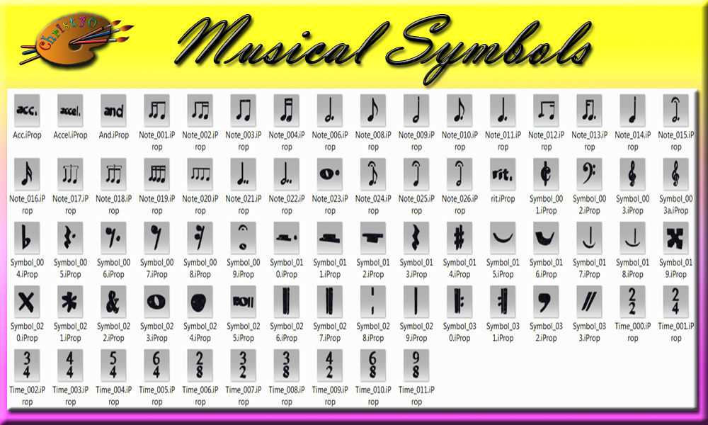 musical-notes-symbols-in-reallusion-city