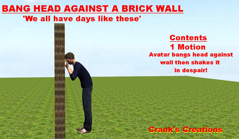 Head against wall